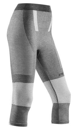 Zimowe legginsy sportowe 3/4 nogawki CEP damskie