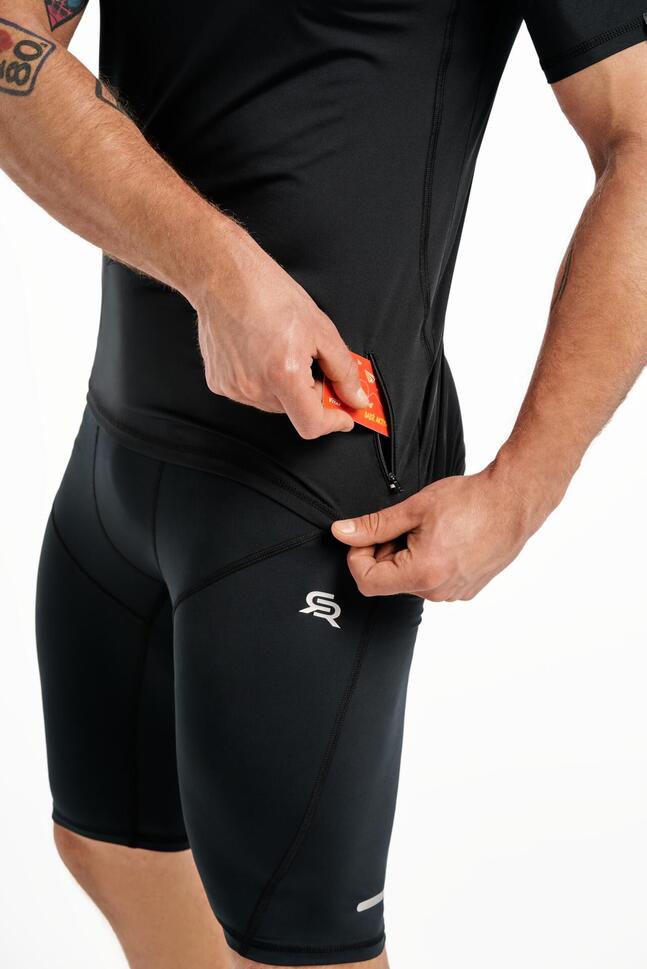 Koszulka fitness szybkoschnąca męska Rough Radical Vital Zip