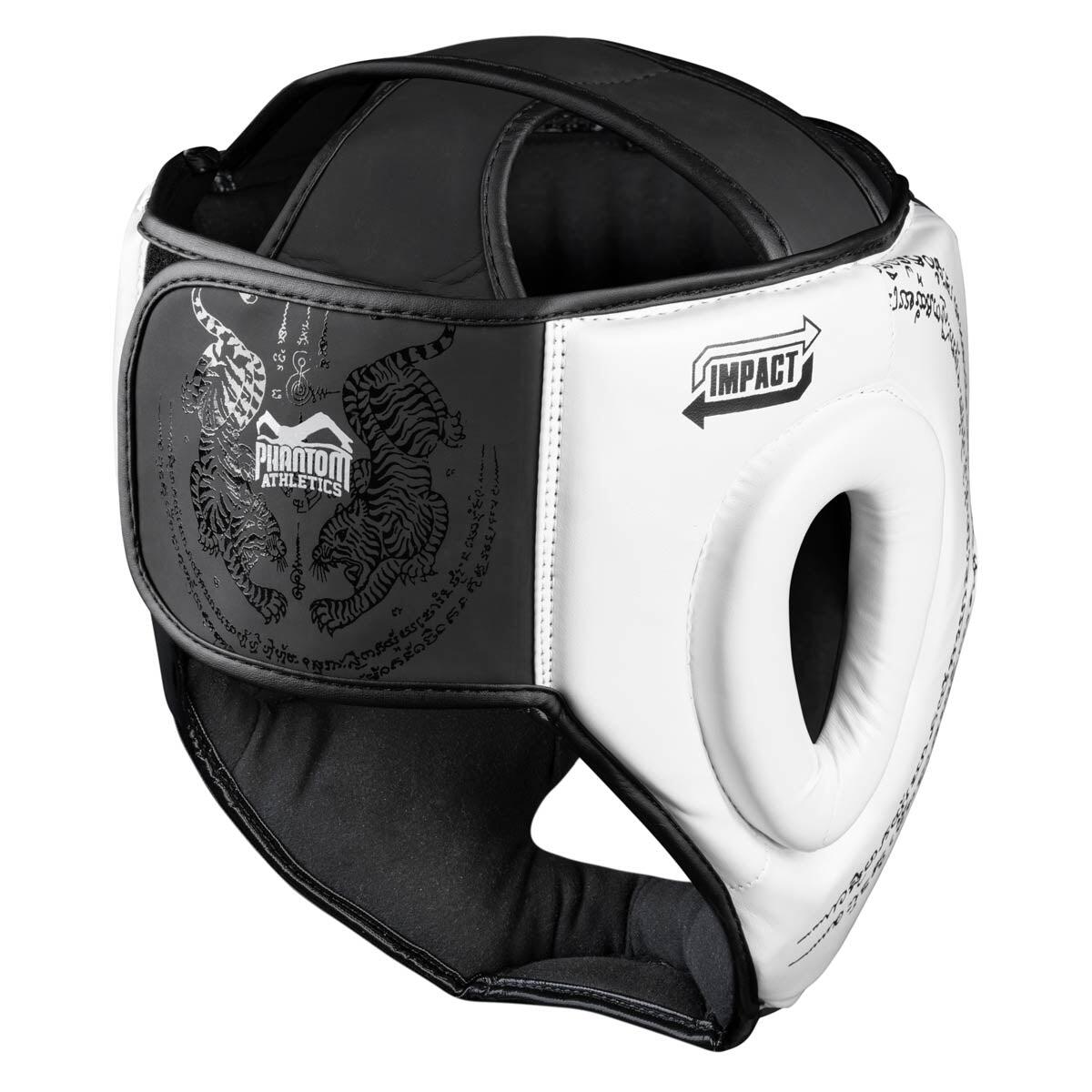 Casco di protezione Muay Thai – Bianco – Taglia unica 2/5