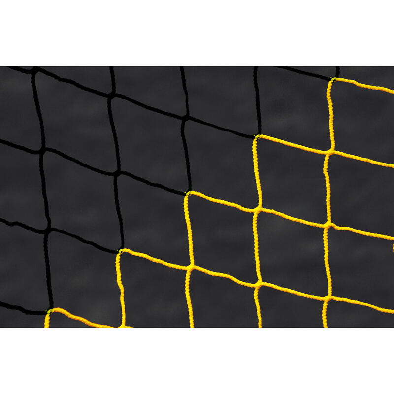 Rete da calcio 3x2x0,5x1,2m - giallo/nero