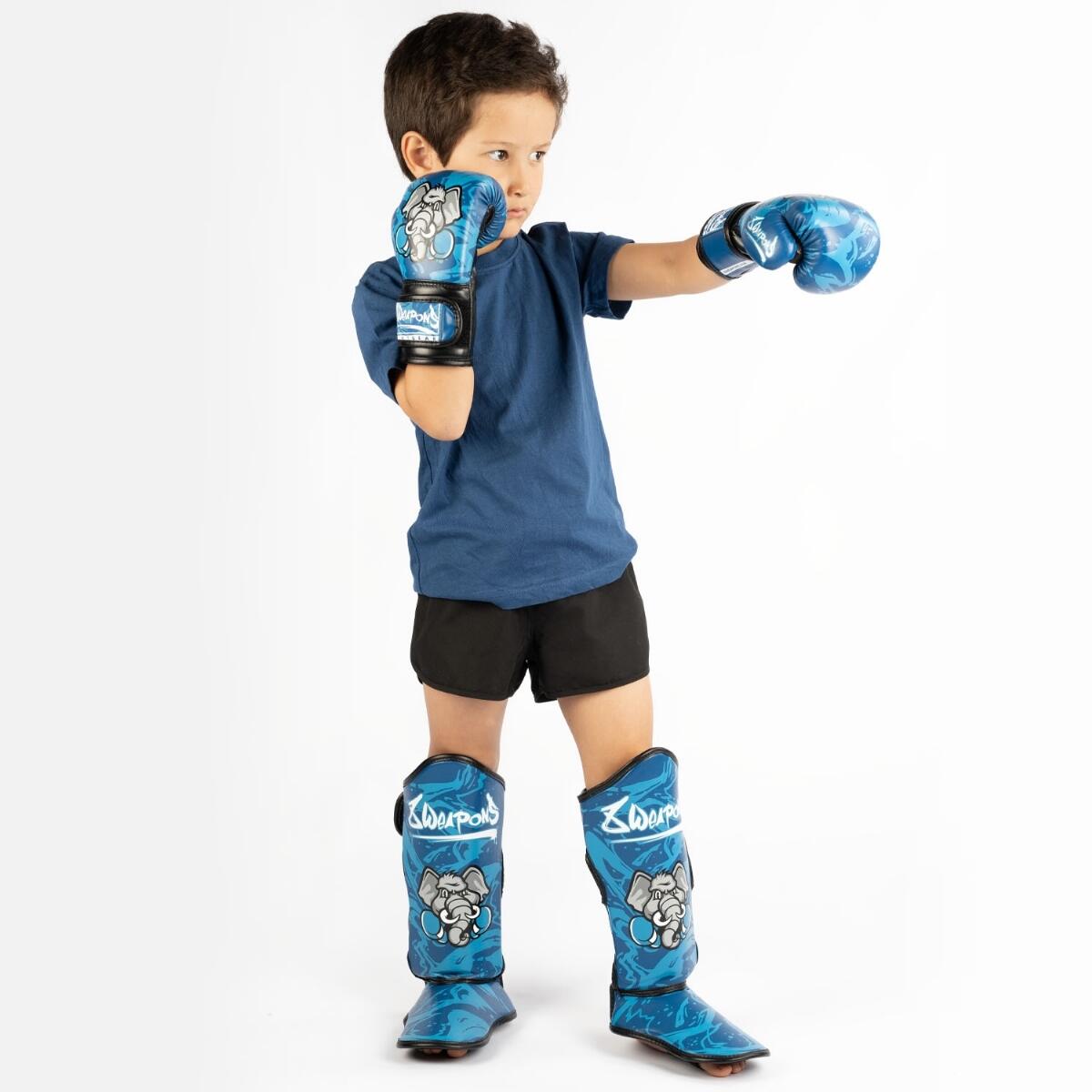 Boxhandschuhe Kinder 8 WEAPONS – Blau – 6 Oz – Jipe 7/12