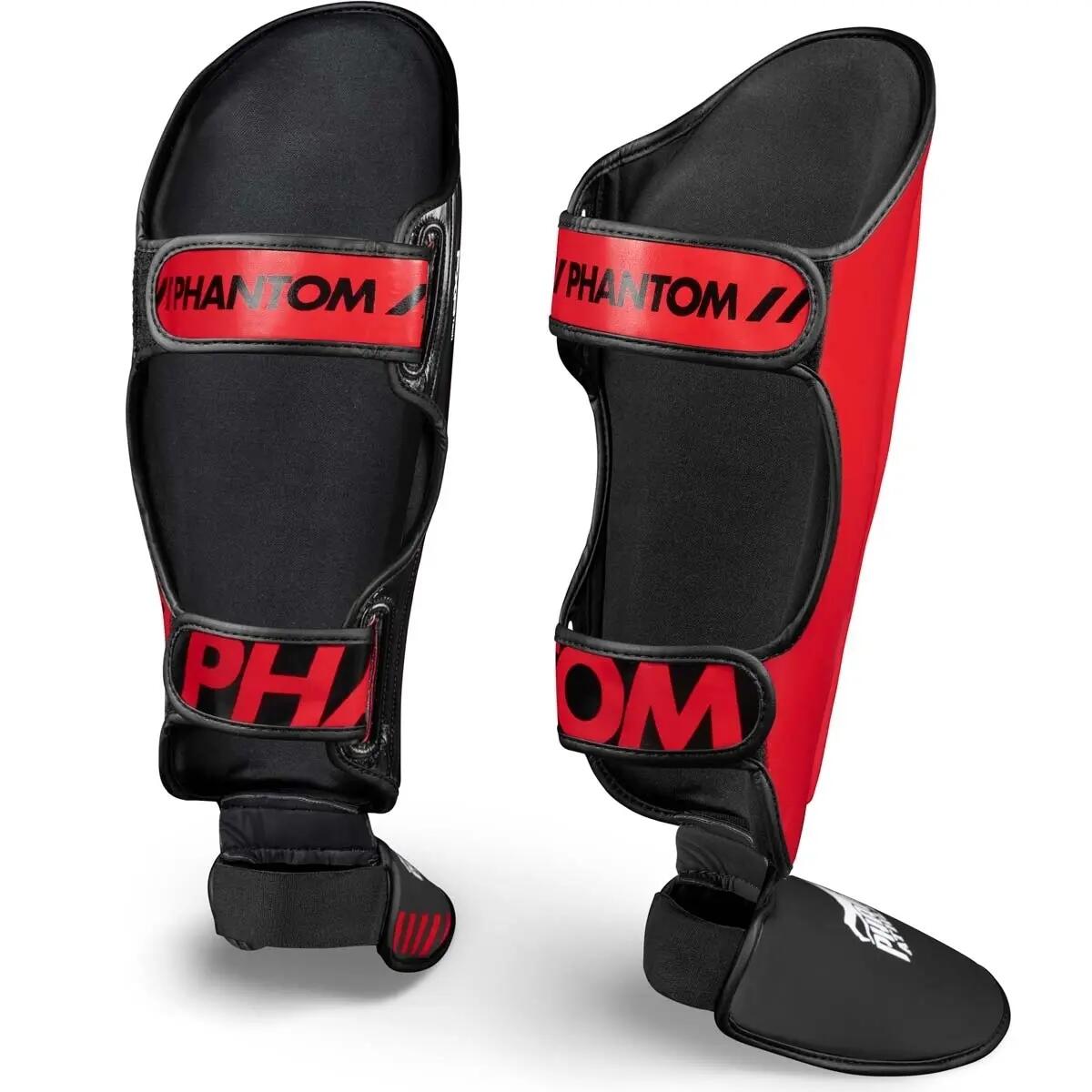 Protège-tibias Phantom APEX Striking – Rouge – S/M 2/4