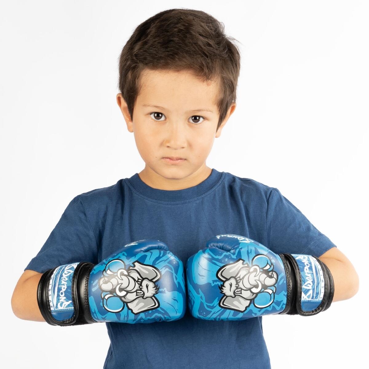 Boxhandschuhe Kinder 8 WEAPONS – Blau – 6 Oz – Jipe 5/12