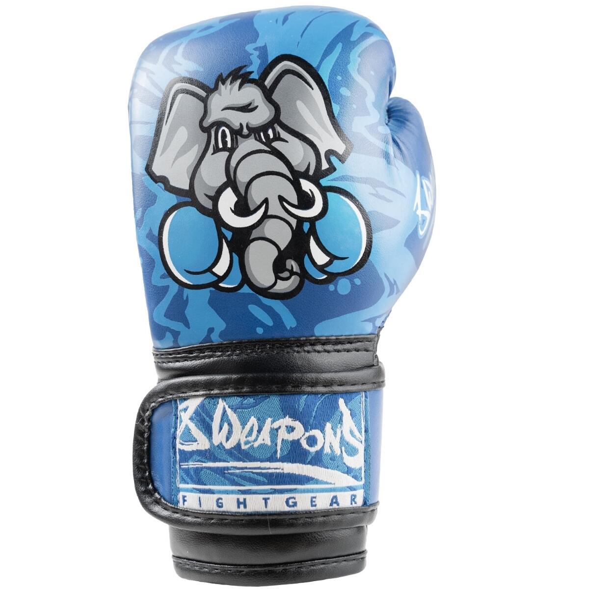 Boxhandschuhe Kinder 8 WEAPONS – Blau – 6 Oz – Jipe 11/12