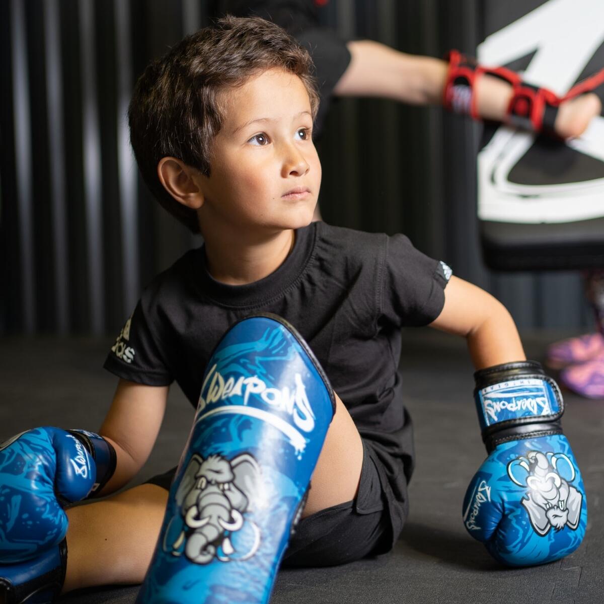 Boxhandschuhe Kinder 8 WEAPONS – Blau – 6 Oz – Jipe 8/12