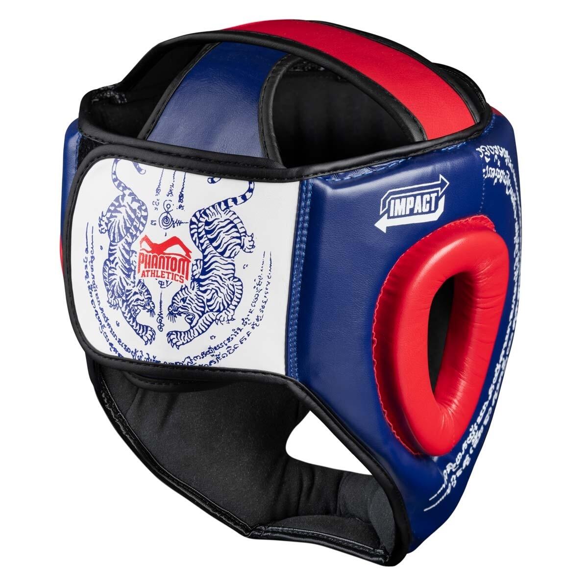 Headguard Muay Thai – Blue/Red – One Size 2/2