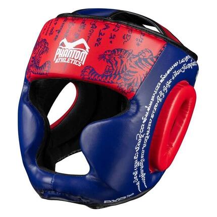 Casque de protection Muay Thai – Rouge – Taille unique
