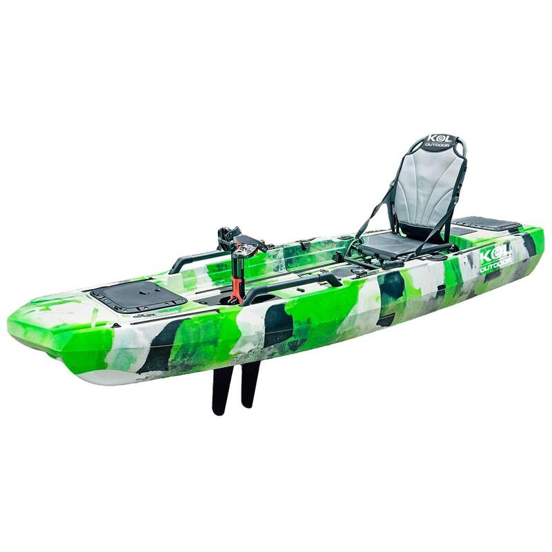 Kayak modular a pedales EVO ONE Verde Camo (290x81 cm)