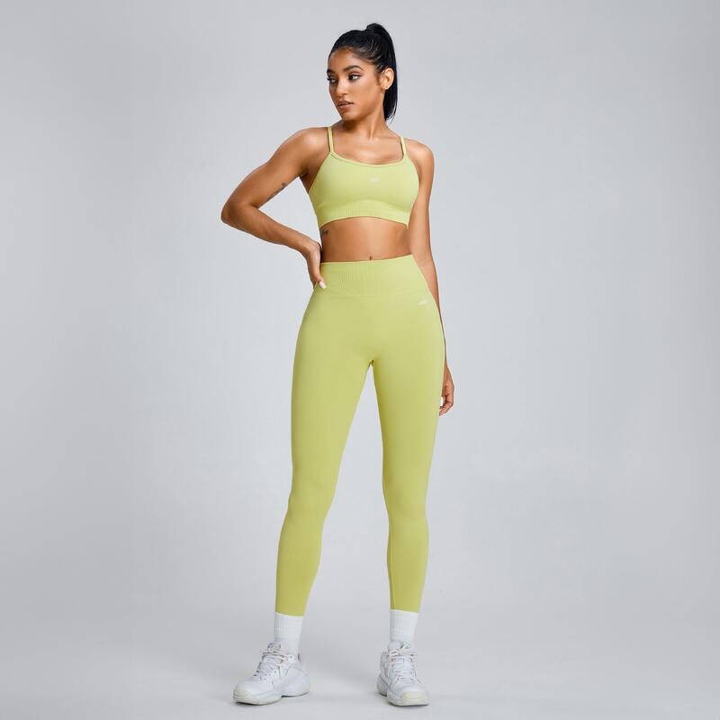 Mallas Leggings Sculpt Scrunch - Lemon