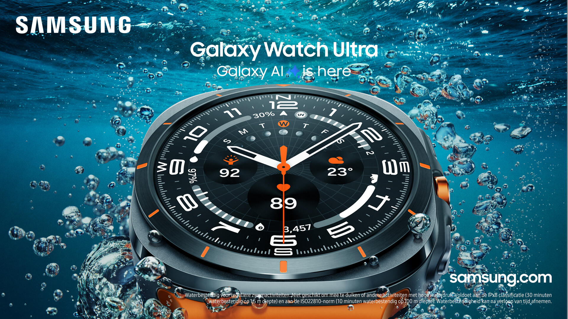 Galaxy Watch Ultra 47mm LTE Smartwatch - Titanium Silver 7/9