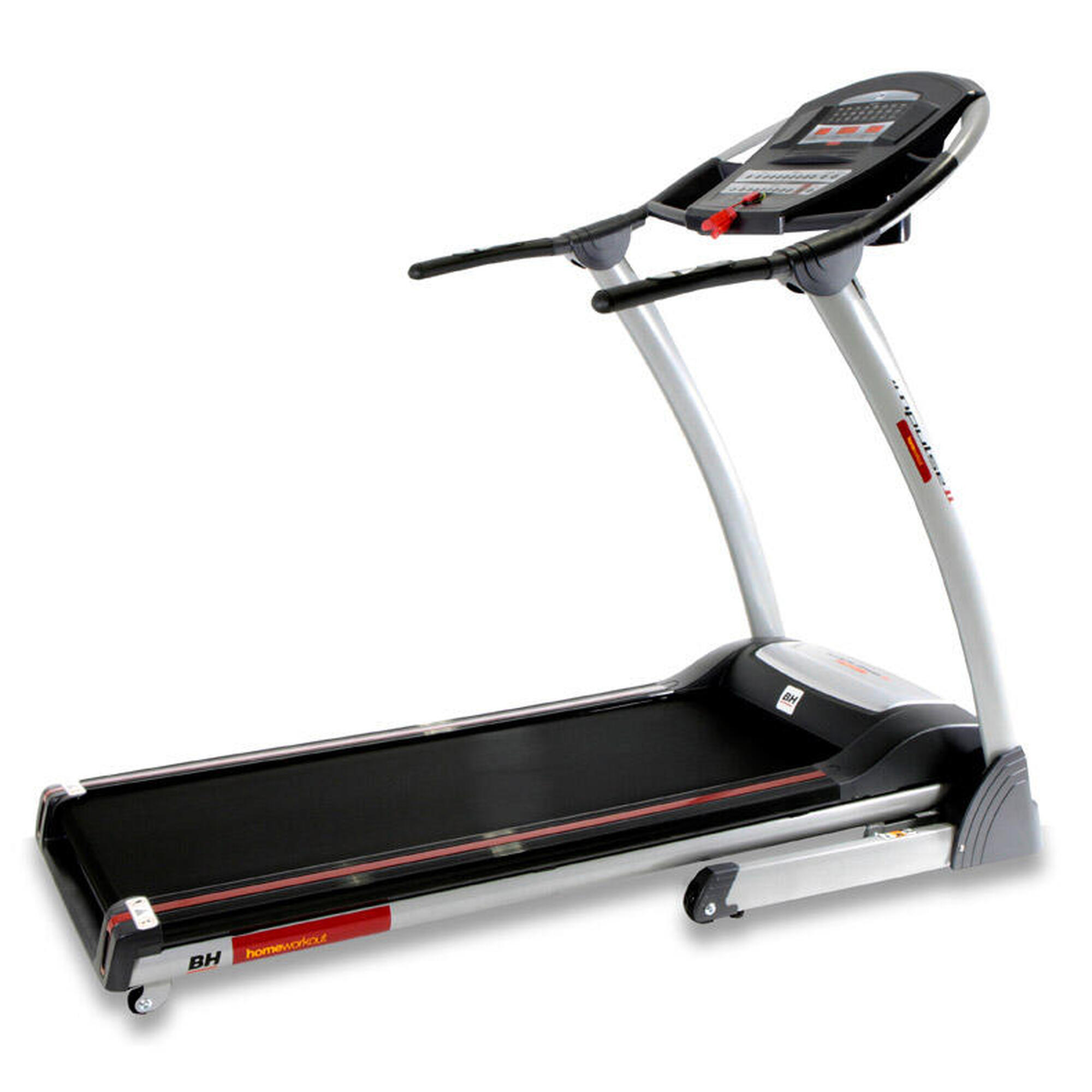 Bh Fitness - Tapis De Course Impulse Dual Ii - Led - 2.5 Hp - 18 Km/h - Domestique - Tapis De Course - Gris|noir|rouge - Taille Unique - Decathlon