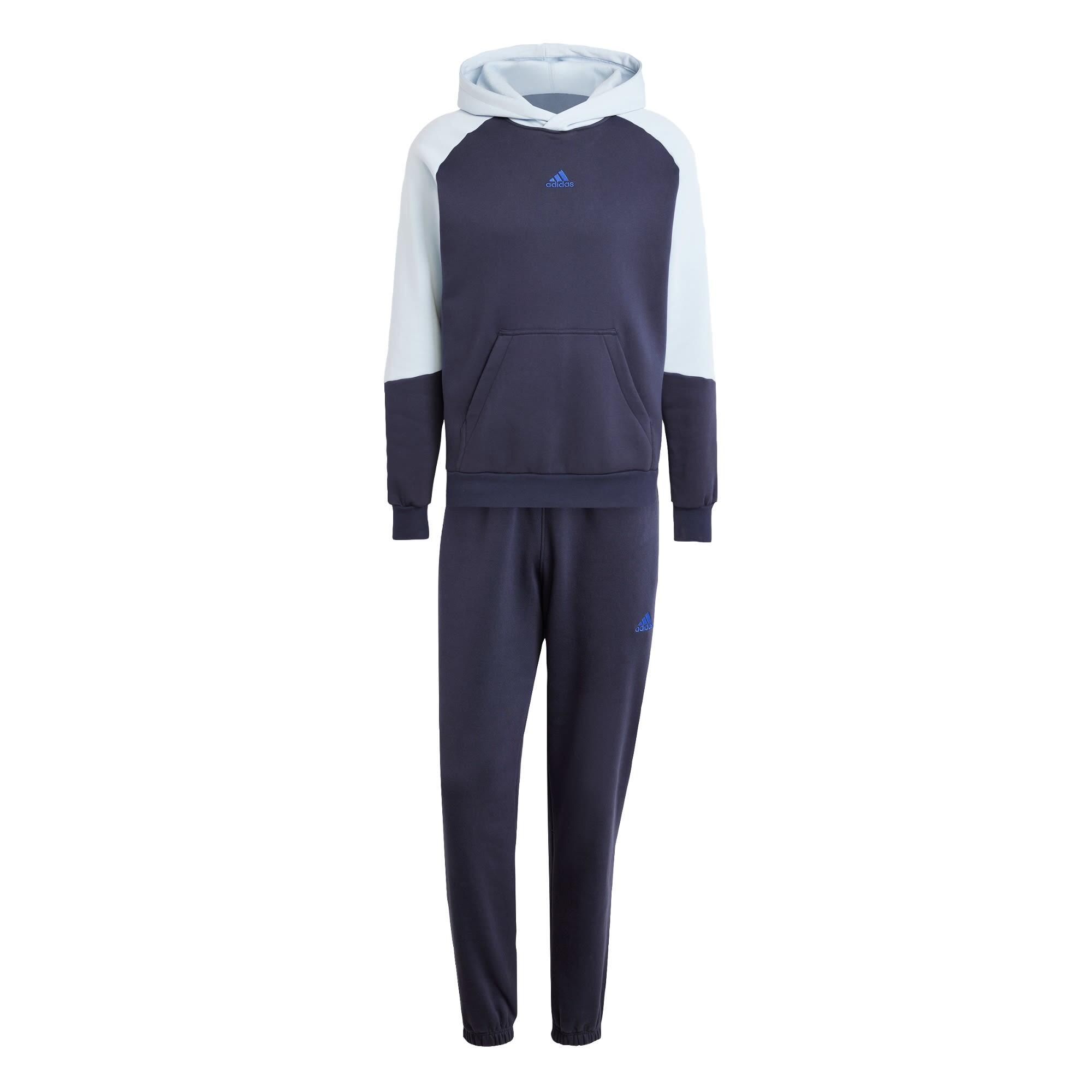 adidas Tuta in pile colorblock Abbigliamento sportivo