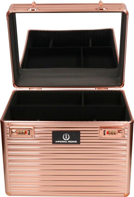Imperial Riding Grooming Box Shiny Classic - Rosegold 3/3