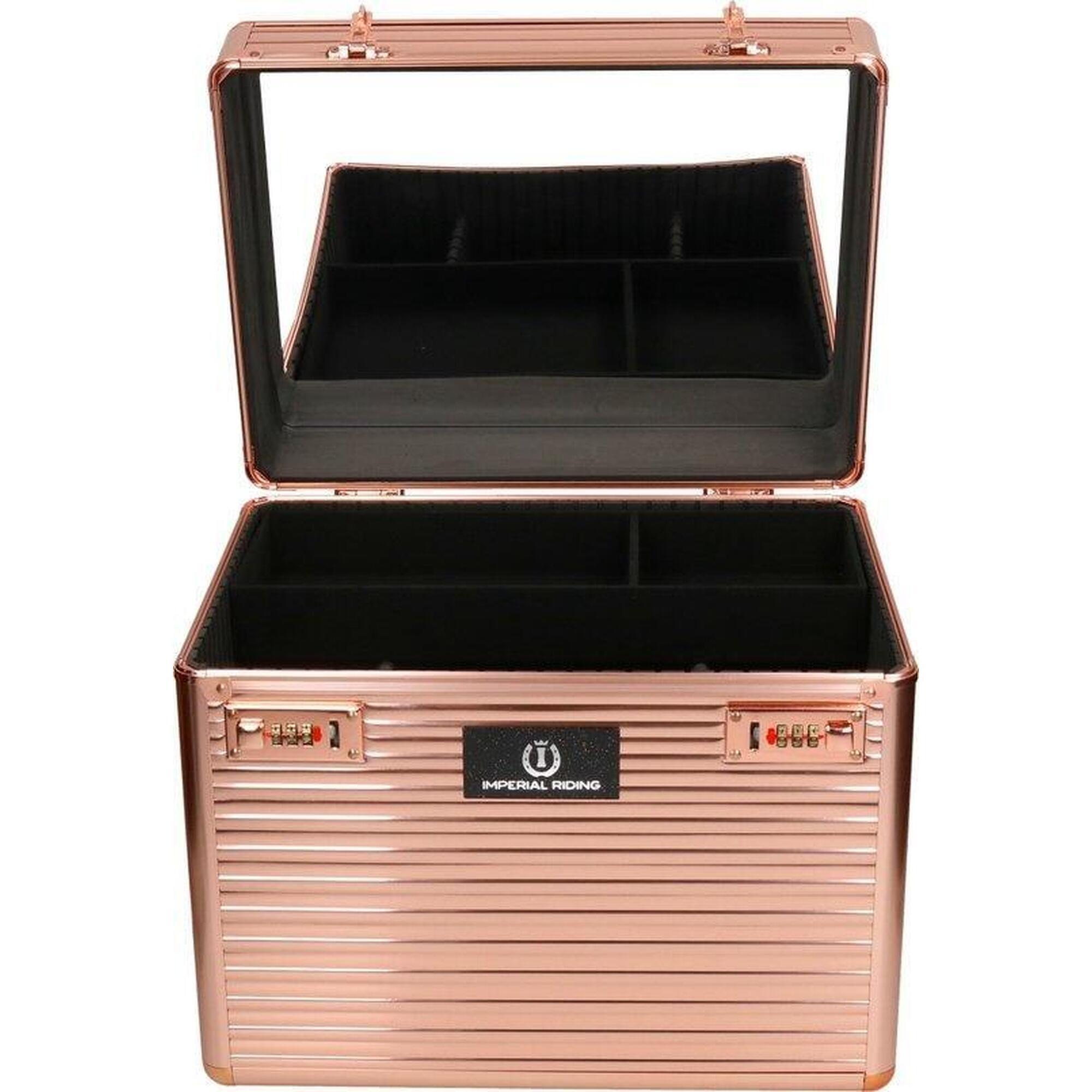 Imperial Riding Grooming Box Shiny Classic - Rosegold