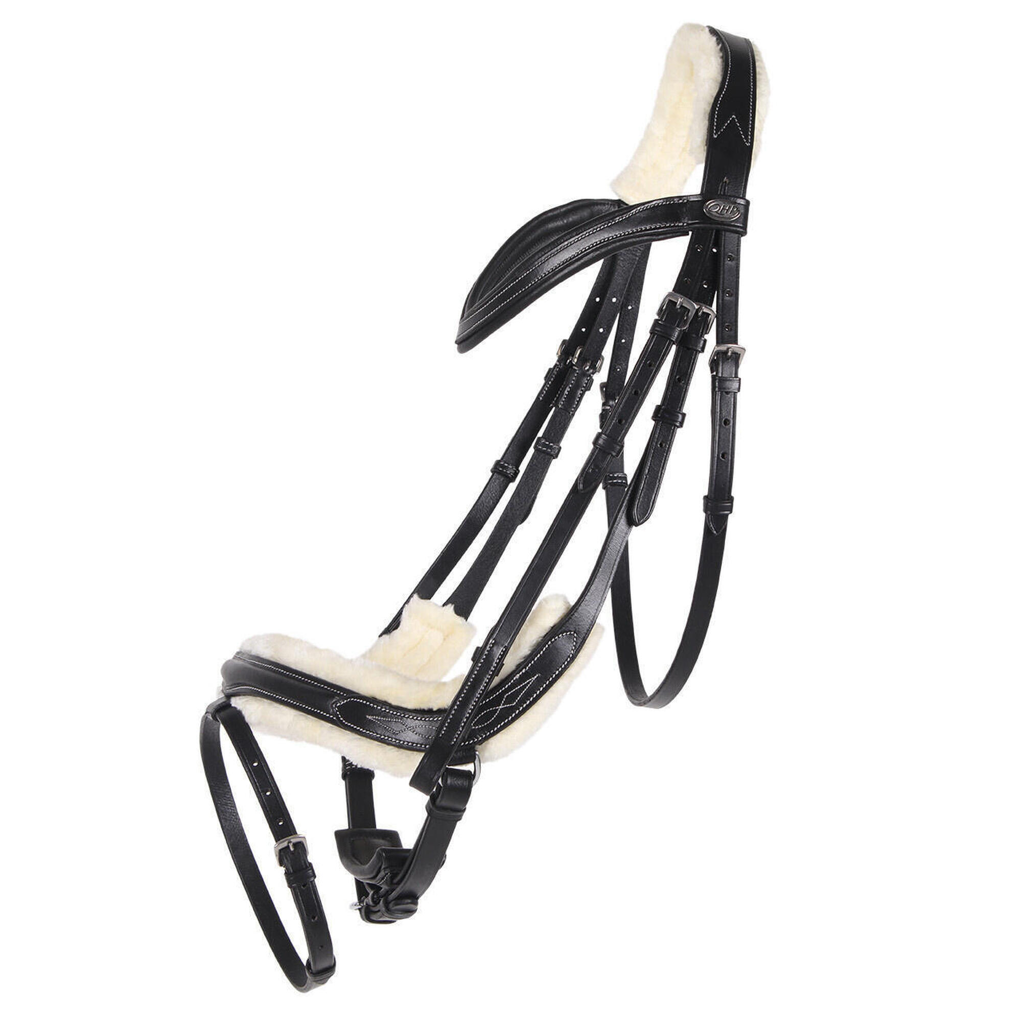 Qhp - Bride Qhp Ontario - Bridon - Noir - 160 Cm - Decathlon