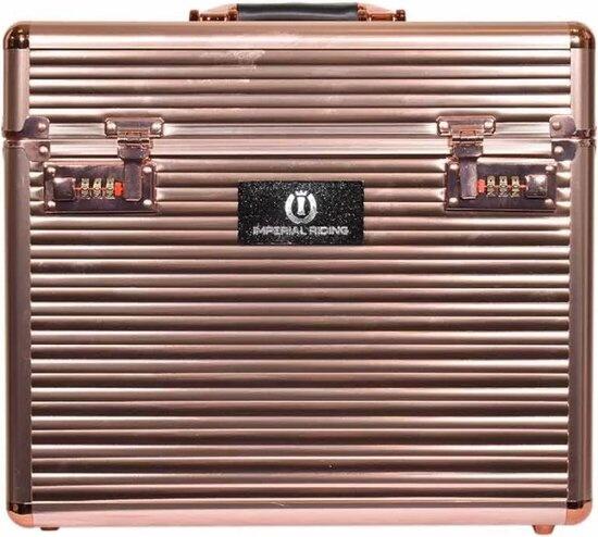 Imperial Riding Grooming Box Shiny Classic - Rosegold 2/3