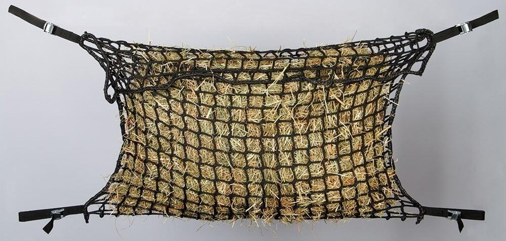 Filet à Foin Pour Alimentation Lente - 80 X 90 Cm - Ralentisseur De Consommation Pour Chevaux