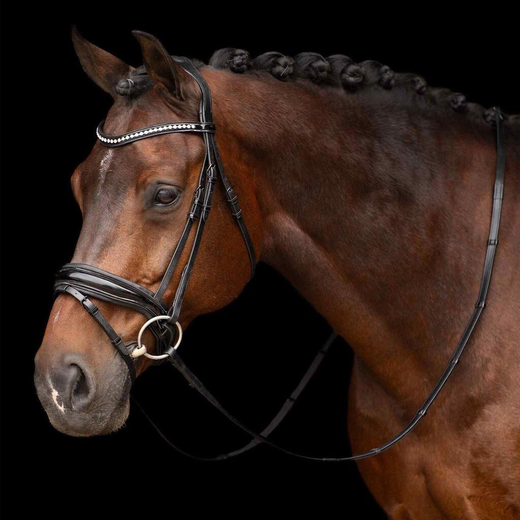 Combined riding bridle and noseband Imperial Riding Athena