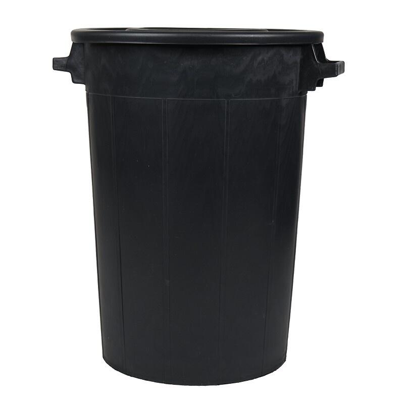 Voerton Met Deksel - 75 Liter