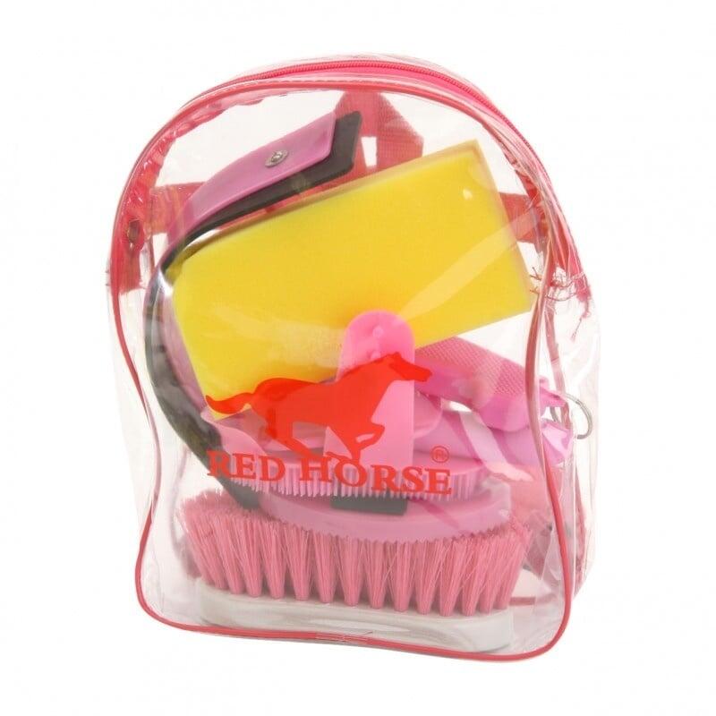 RED HORSE Groomingkit Bagpack  8 delig - Zwart