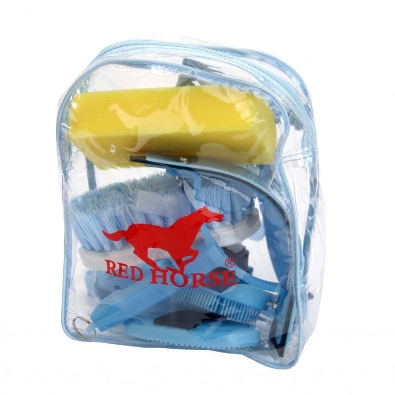 RED HORSE Groomingkit Bagpack  8 delig - Zwart