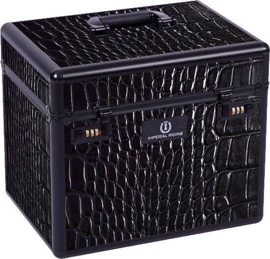 Coffret de Pansage Imperial Riding Shiny - Noir / Noir Croco 3/3