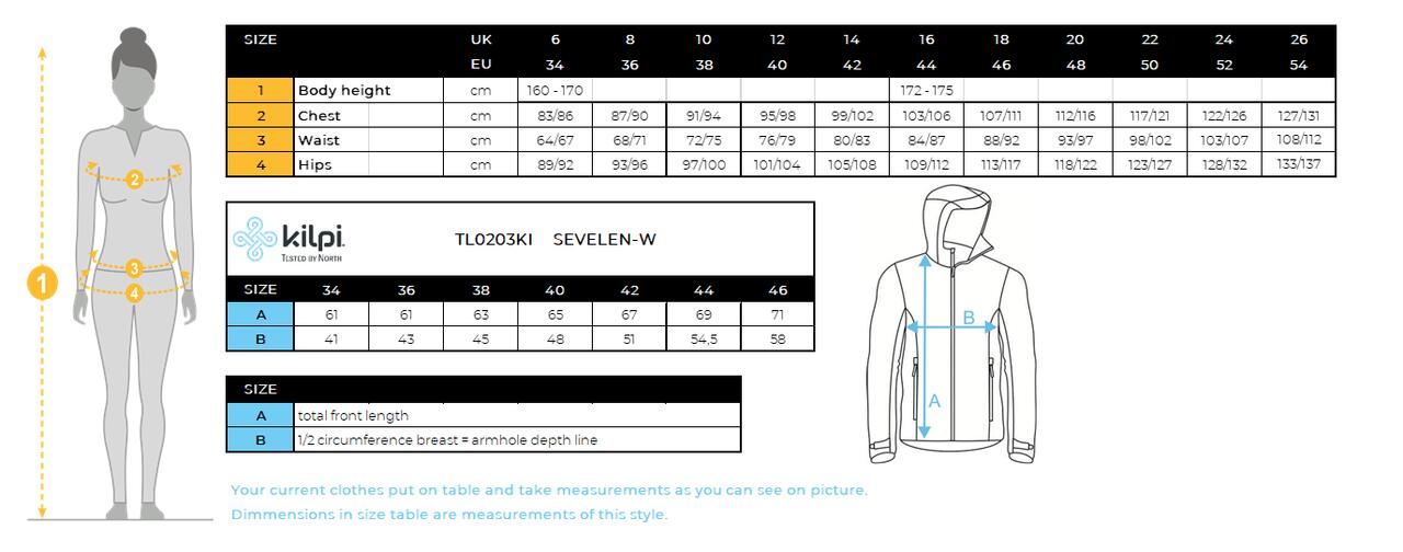 Sweat à capuche de sport pour femme Kilpi SEVELEN-W 5/5