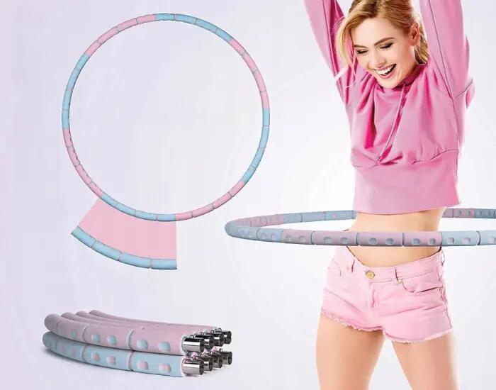 Hula hop odchudzające składane piankowe premium antypoślizgowe fit.me 4/7