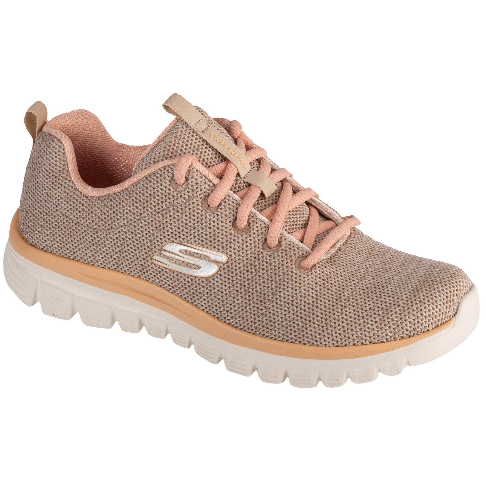 Skechers - Sneakers Pour Femmes Graceful - Twisted Fortune - Chaussures De Sport - Beige - 36 - Decathlon