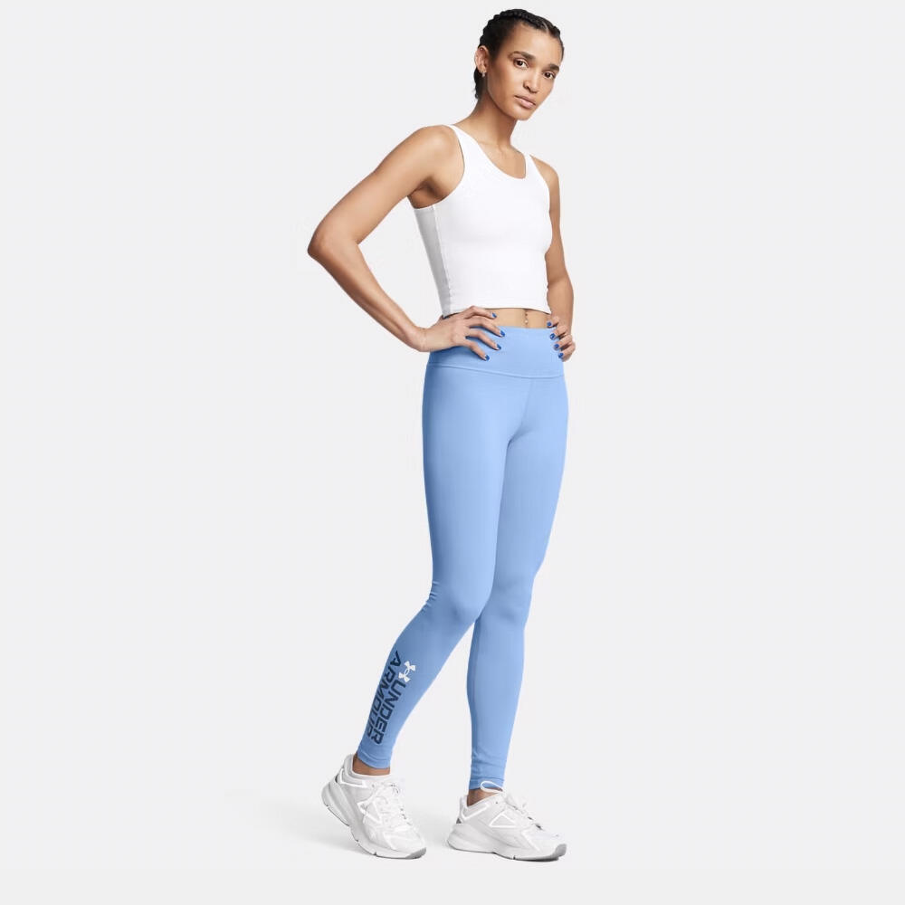Legging pour femme UA Campus Graphic Bleu ciel 6/6