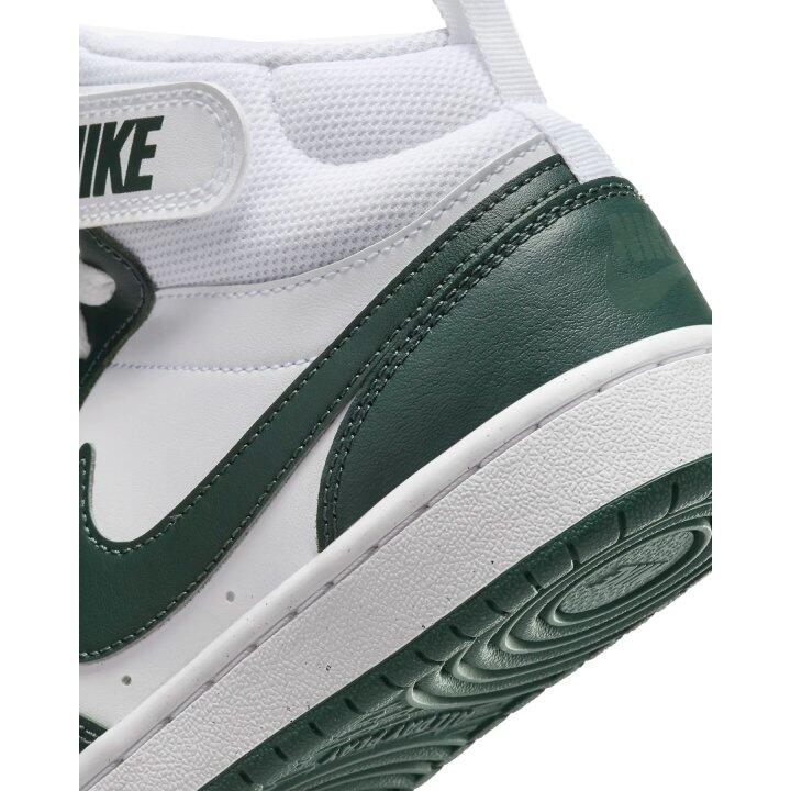 Scarpe ragazzo nike court borough mid gs bianco verde NIKE Decathlon