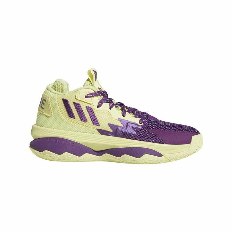 Zapatillas de Baloncesto para Niños Adidas Dame 3 Morado