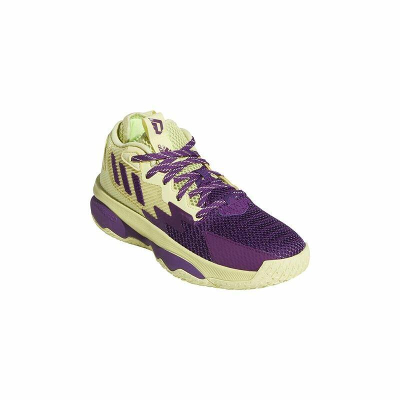 Zapatillas de Baloncesto para Niños Adidas Dame 3 Morado