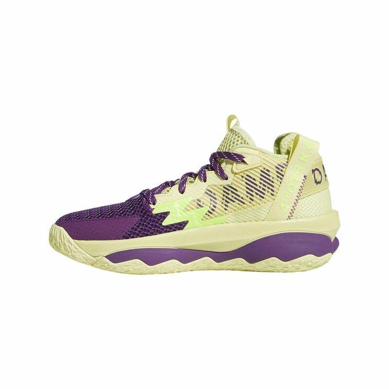 Zapatillas de Baloncesto para Niños Adidas Dame 3 Morado