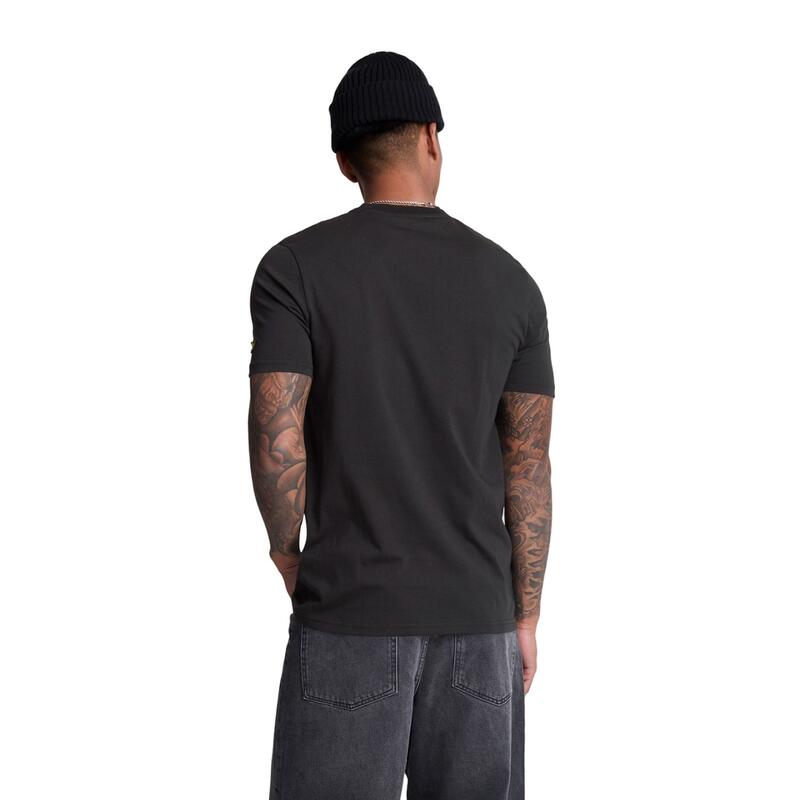 Tshirt Homme (Noir vif / Blanc)