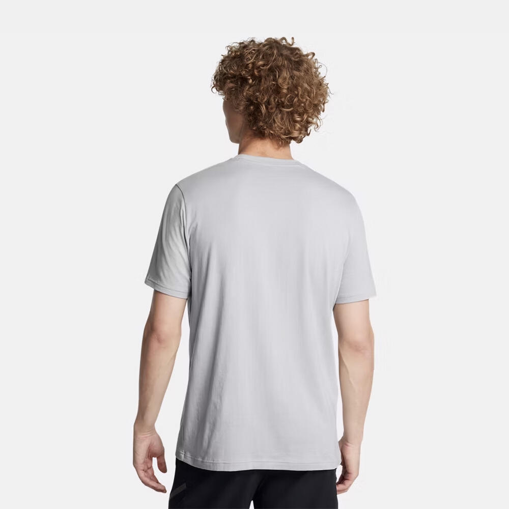 T-shirt Under Armour Sliced Wordmark Für Herren Grau 4/4