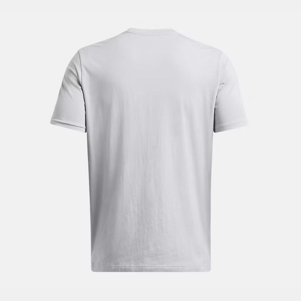 T-shirt Under Armour Sliced Wordmark Für Herren Grau 2/4