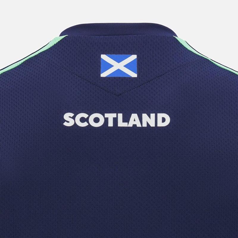 Camiseta De Entrenamiento Macron Escocia Rugby 24/25 Azul Marino