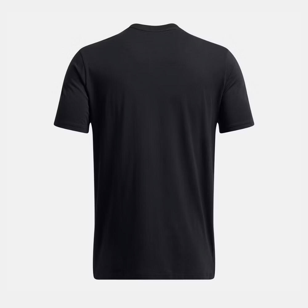 T-shirt Under Armour Sliced Wordmark Für Herren Schwarz 2/4