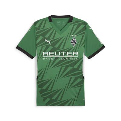 Borussia mönchengladbach 24/25 uitshirt voor heren puma archive green white