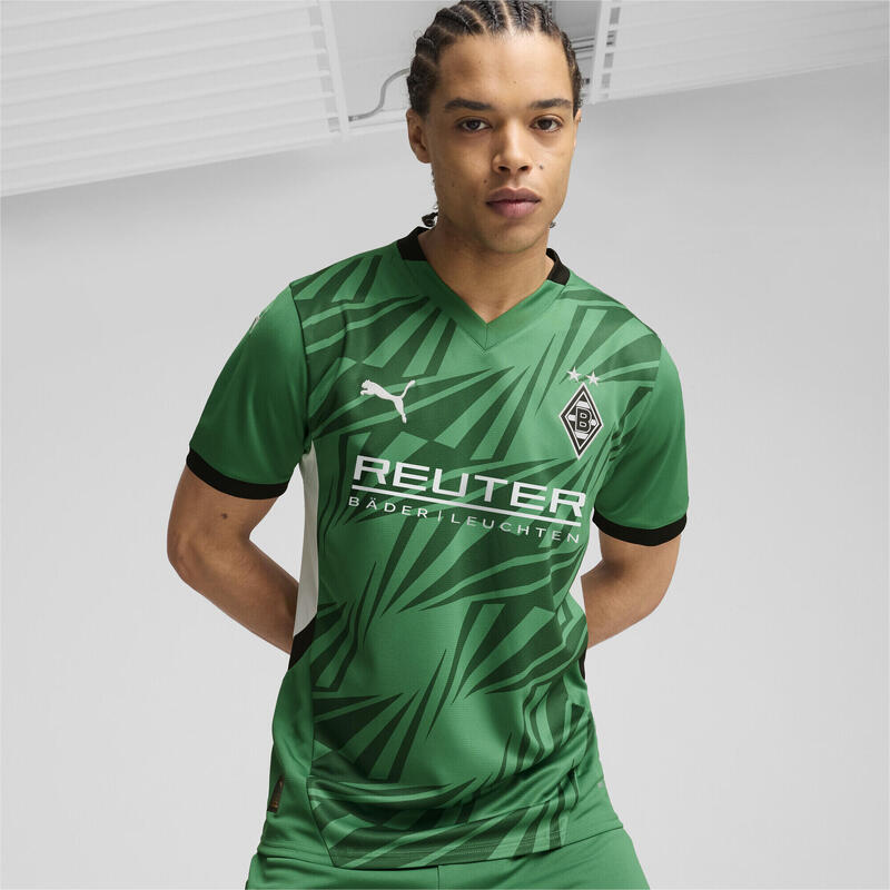 Maglia gara Away Borussia Mönchengladbach 24/25 da uomo PUMA Archive Green White