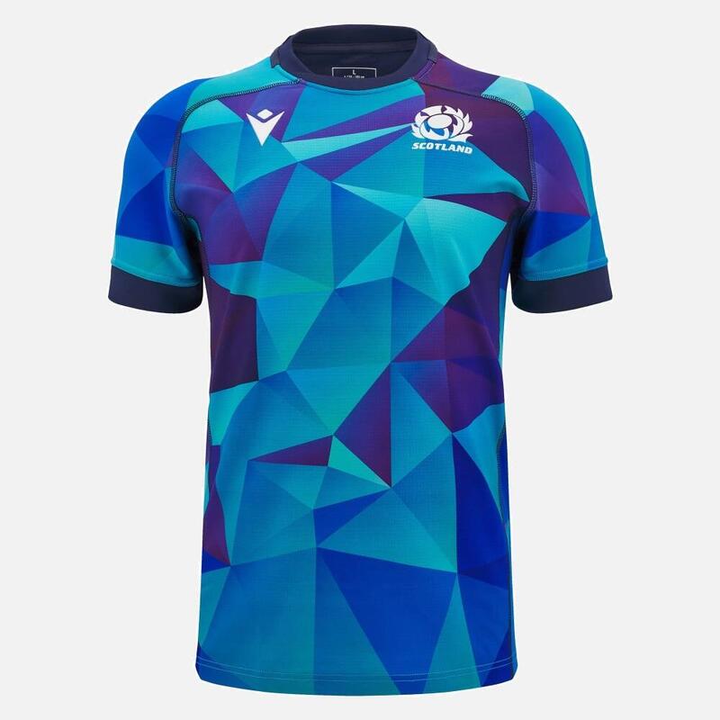 Camiseta De Entrenamiento Rugby Escocia Macron 24/25 Azul