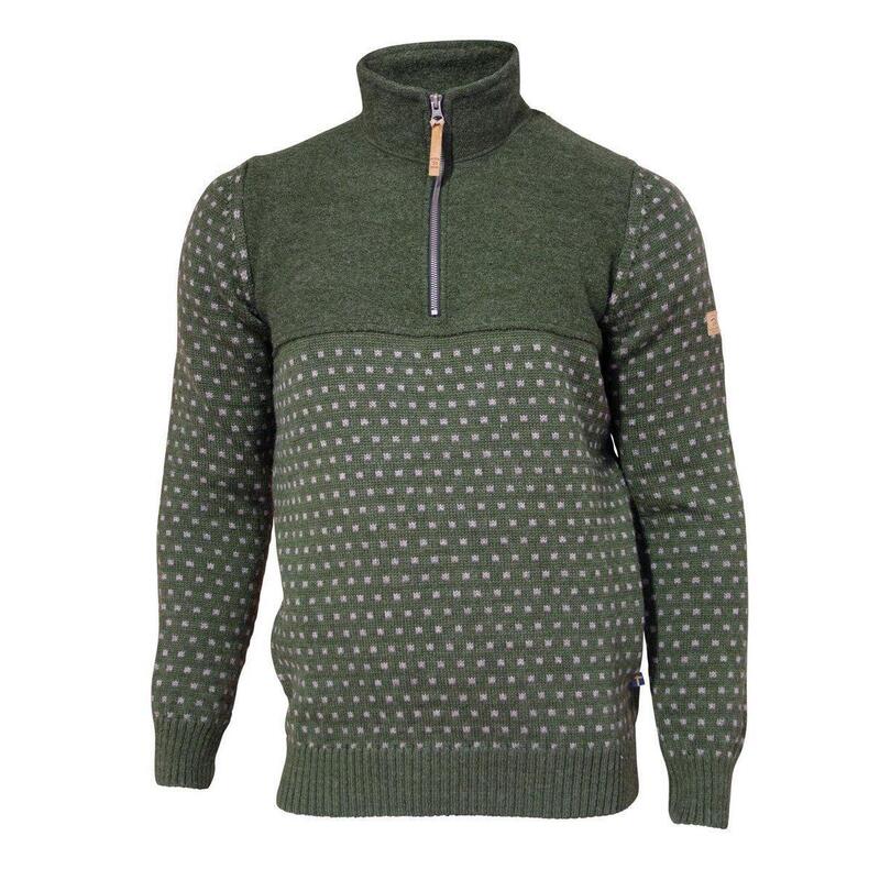 Ivanhoe Sverre half zip - Loden Green