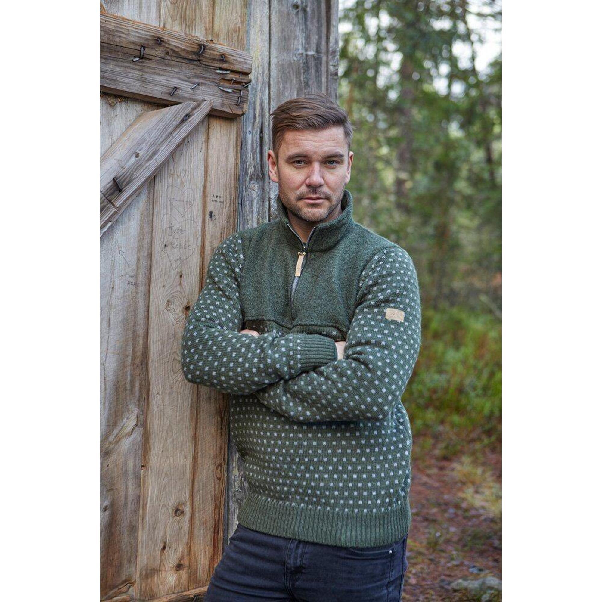 Ivanhoe Sverre half zip - Gris