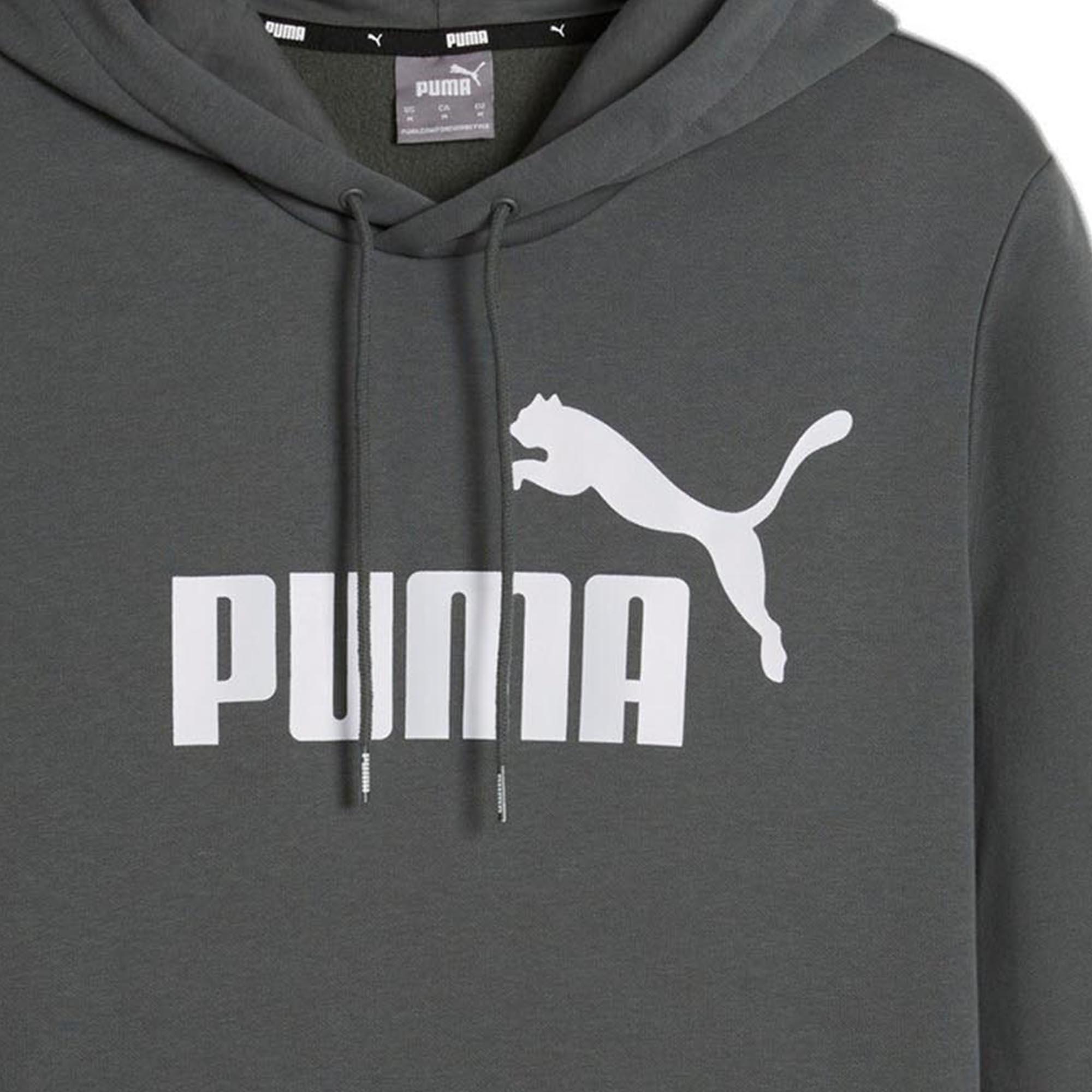 Puma Herren Kapuzenpullover Essentials Big Logo Hoodie 586687 3/4