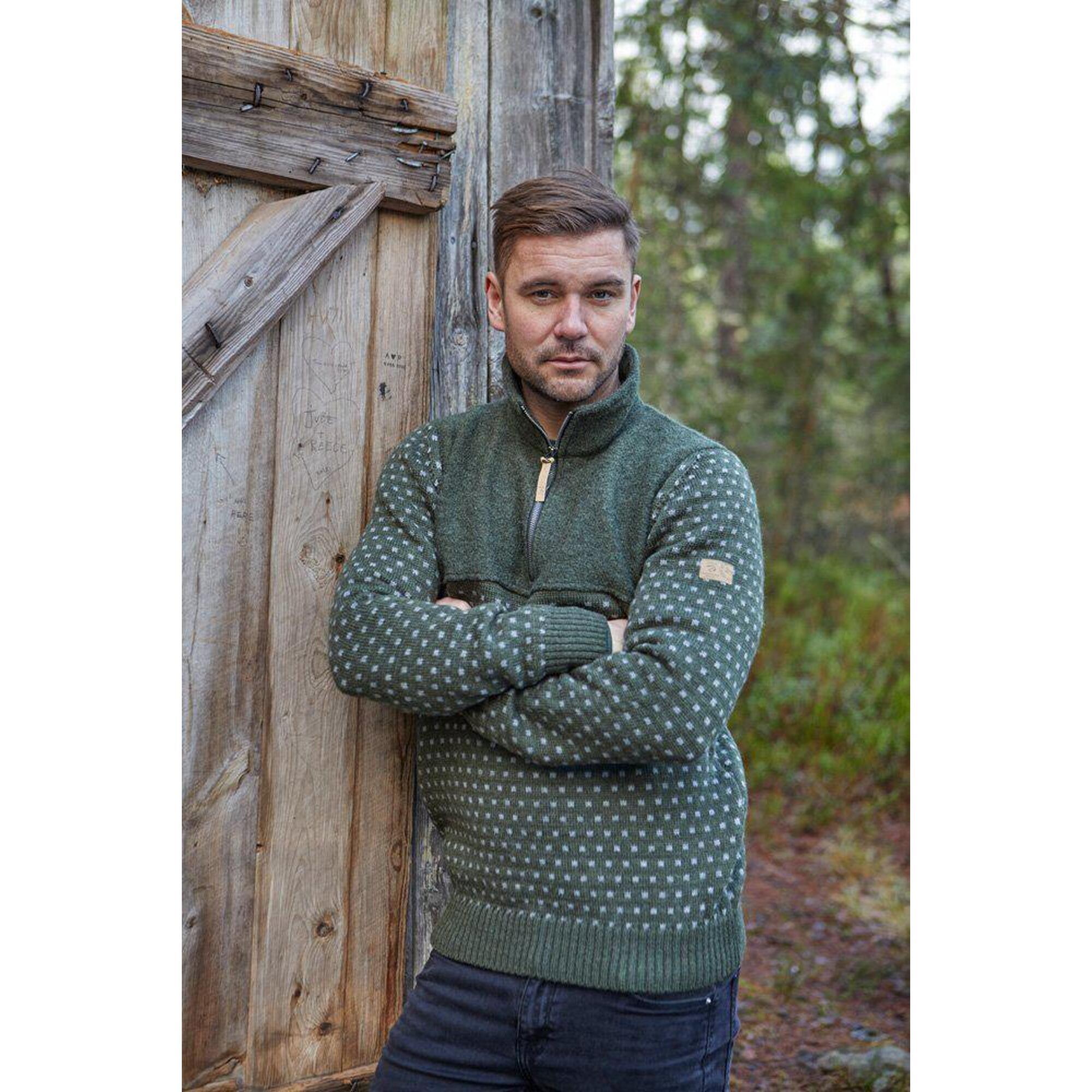 Ivanhoe Sverre half zip - Grey