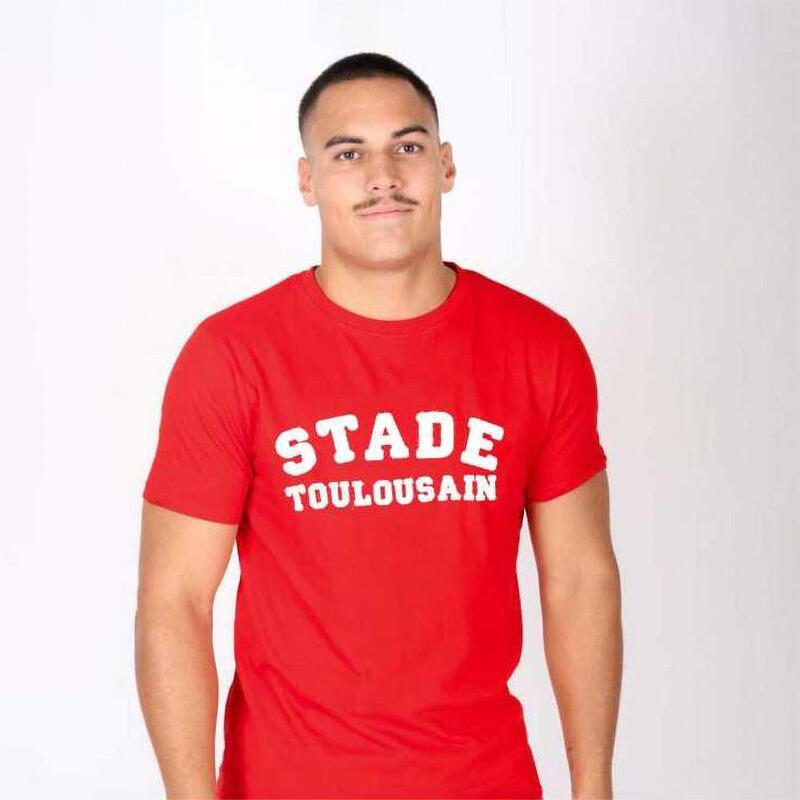 T-shirt Da Uomo Stade Toulousain Blizzard Rosso