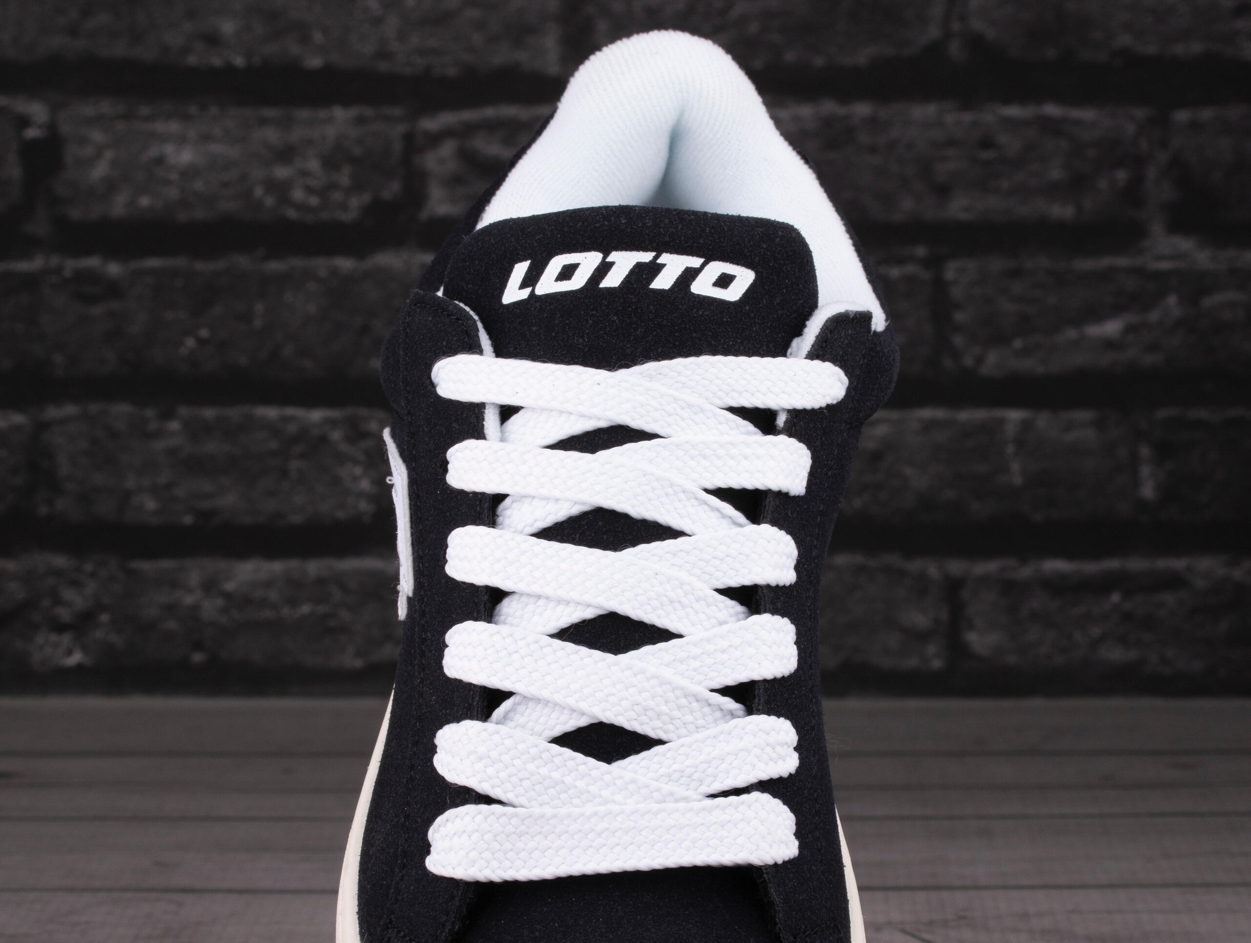 Lotto YARIN Unisex Sneaker Low Top Schuhe 2400270U Schwarz/Weiß 6/7