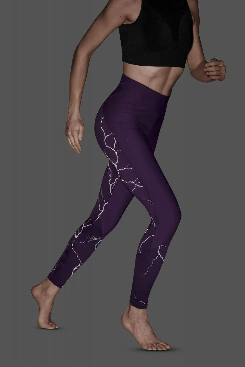 Colanti - reflective tights - purple 5/7
