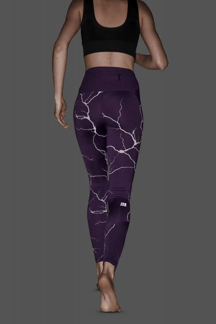 Colanti - reflective tights - purple 6/7